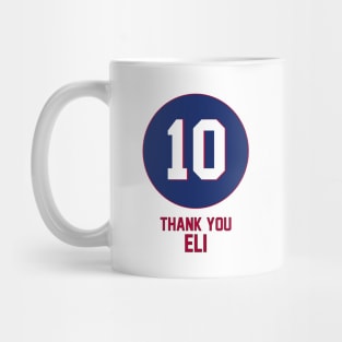 Eli Manning - New York Giants (NYG, NFL) Thank You Eli Mug